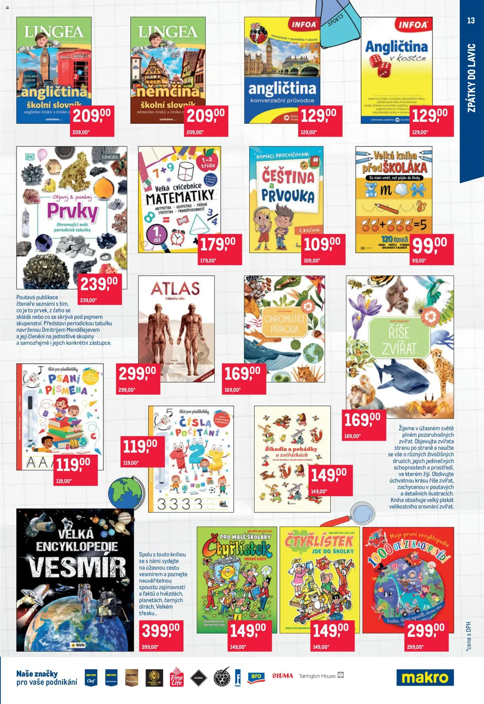 Makro leták - Nepotravinové zboží od 29.07.2026 | Strana: 13 | Produkty: Kniha