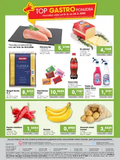 Tuš katalog akcije – veljaven od 15.08.2026 | Stran: 24 | Izdelki: Edamec, Čistilo za steklo, Banane, Krompir