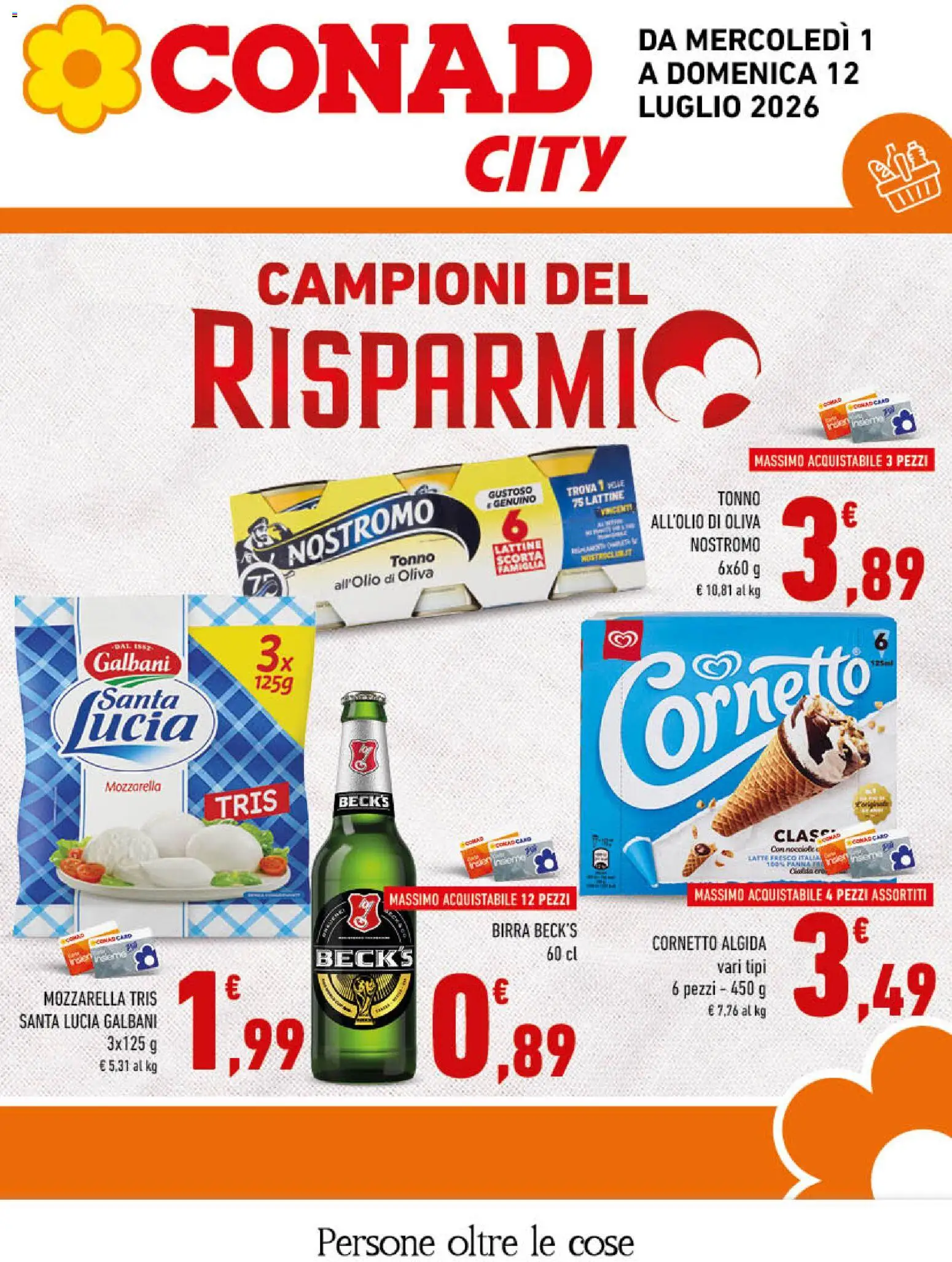Volantino Conad del 01/07/2026 | Pagina: 1