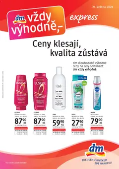 Náhled letáku dm drogerie leták - Express od 21.05.2026