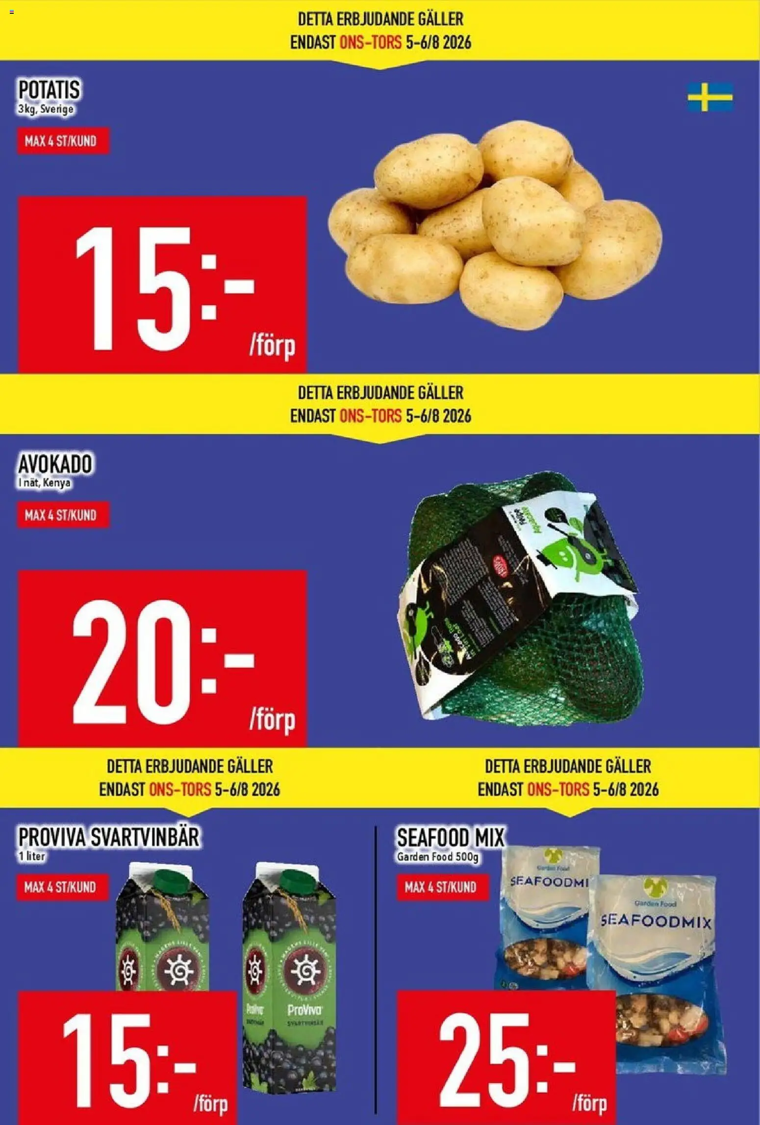Matdax reklamblad aktuell från 03/08/2026 | Sida: 3