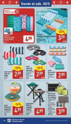 Vista previa Aldi folleto Península válido desde el 25.05.2026 | Página: 22 | Productos: console Nintendo Switch, Almohada, Cojín, Silla