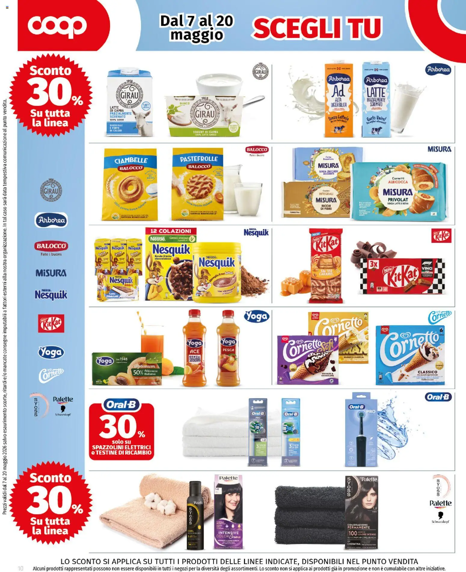 Volantino COOP del 07.05.2026 | Pagina: 10 | Prodotti: Ciambelle, Cornetto, Cereali, Mango