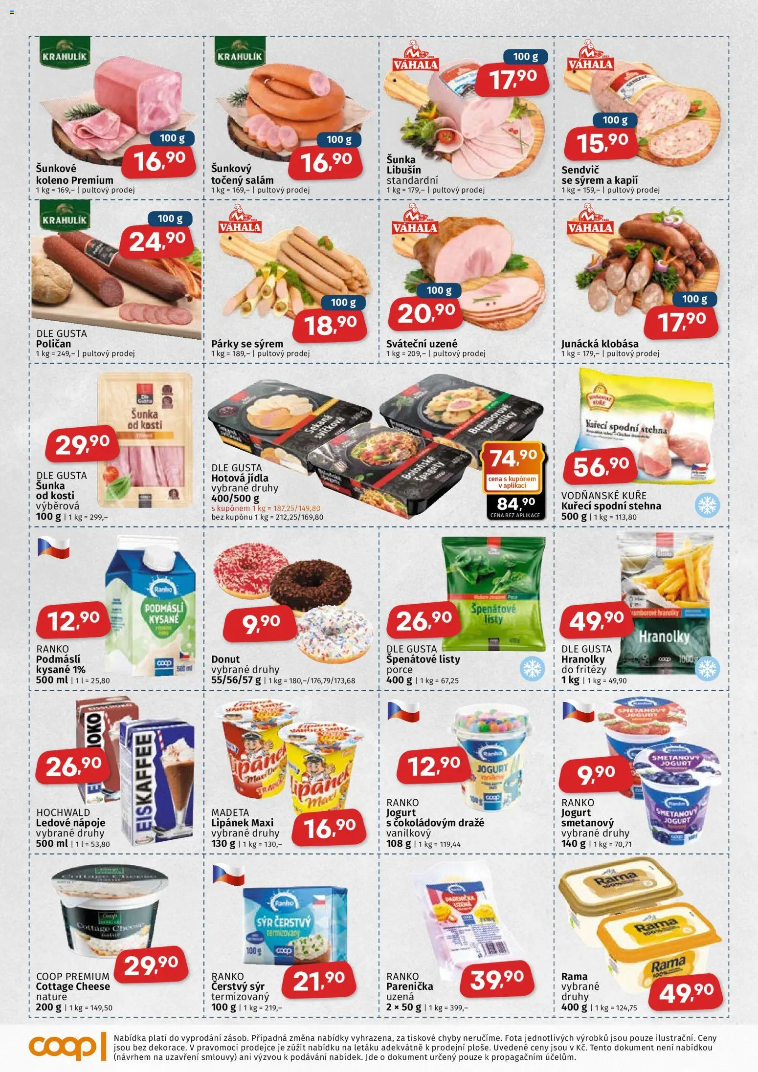 Coop leták - Východočeský region od 21.10.2026 | Strana: 2 | Produkty: Sýr, Salám, Eiskaffee, Čerstvý sýr