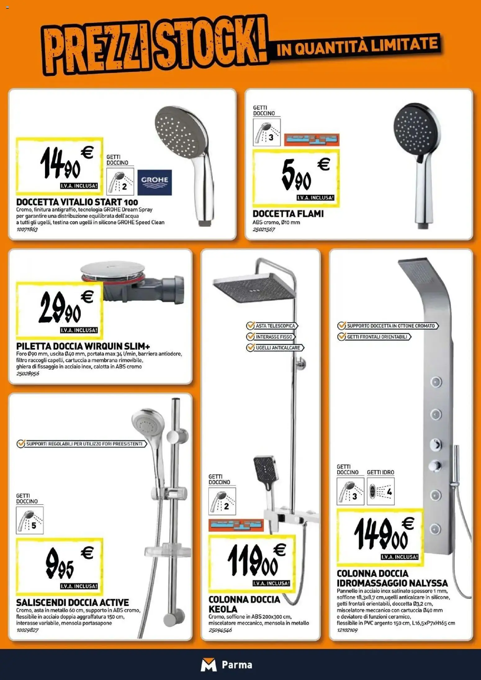 Nuovo TECNOMAT - Straordinari prezzi stock! dal 30/07/2026 > offerte anteprima 🛍️ | Pagina: 3 | Prodotti: Anticalcare, Miscelatore, Silicone, Mensola