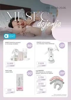 Aksa katalog Mesec dojenja - pregled Aksa kataloga - važi od 03.08.2026