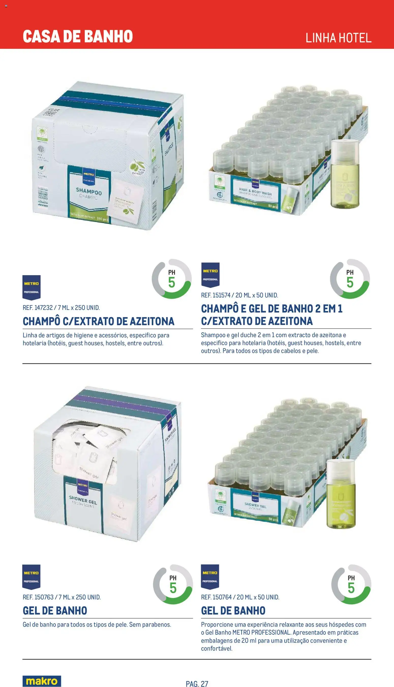 Makro Especial Limpeza 2026 │ válido de 20.05.2026 | Página: 27 | Produtos: Shampoo, Gel de banho, Casa de banho, Banho