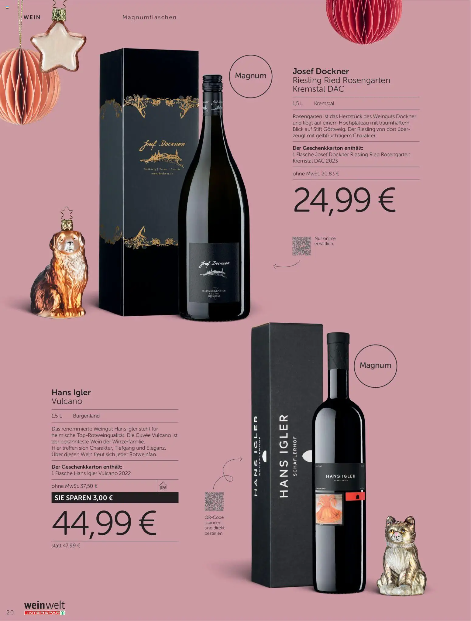 Interspar GESCHENKE WELT gültig ab 13.10.2026 | Seite: 20 | Produkte: Wein