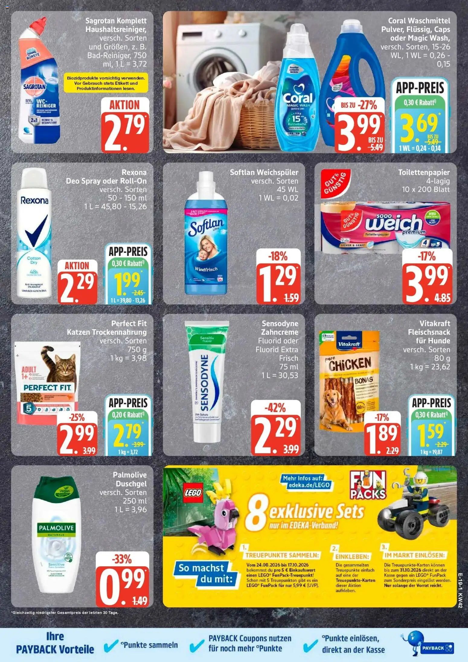 Edeka Prospekt Neu Wulmstorf (ab 12.10.2026) » Angebote Online | Seite: 29 | Produkte: Coral, Coral waschmittel, Duschgel, Weichspüler