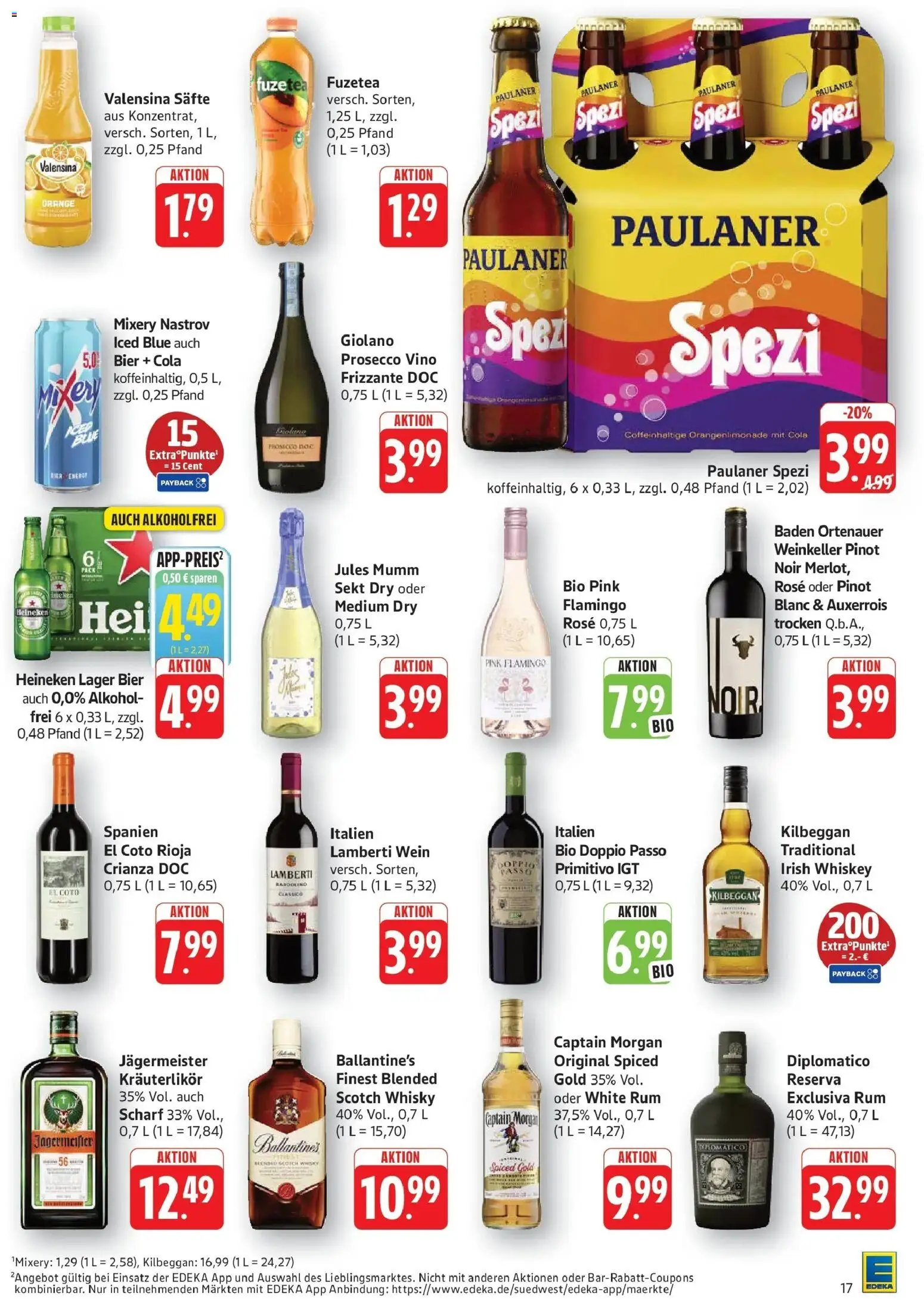 Edeka Prospekt Walldorf (ab 05.10.2026) » Angebote Online | Seite: 19 | Produkte: Sekt, Valensina, Alkohol, Wein