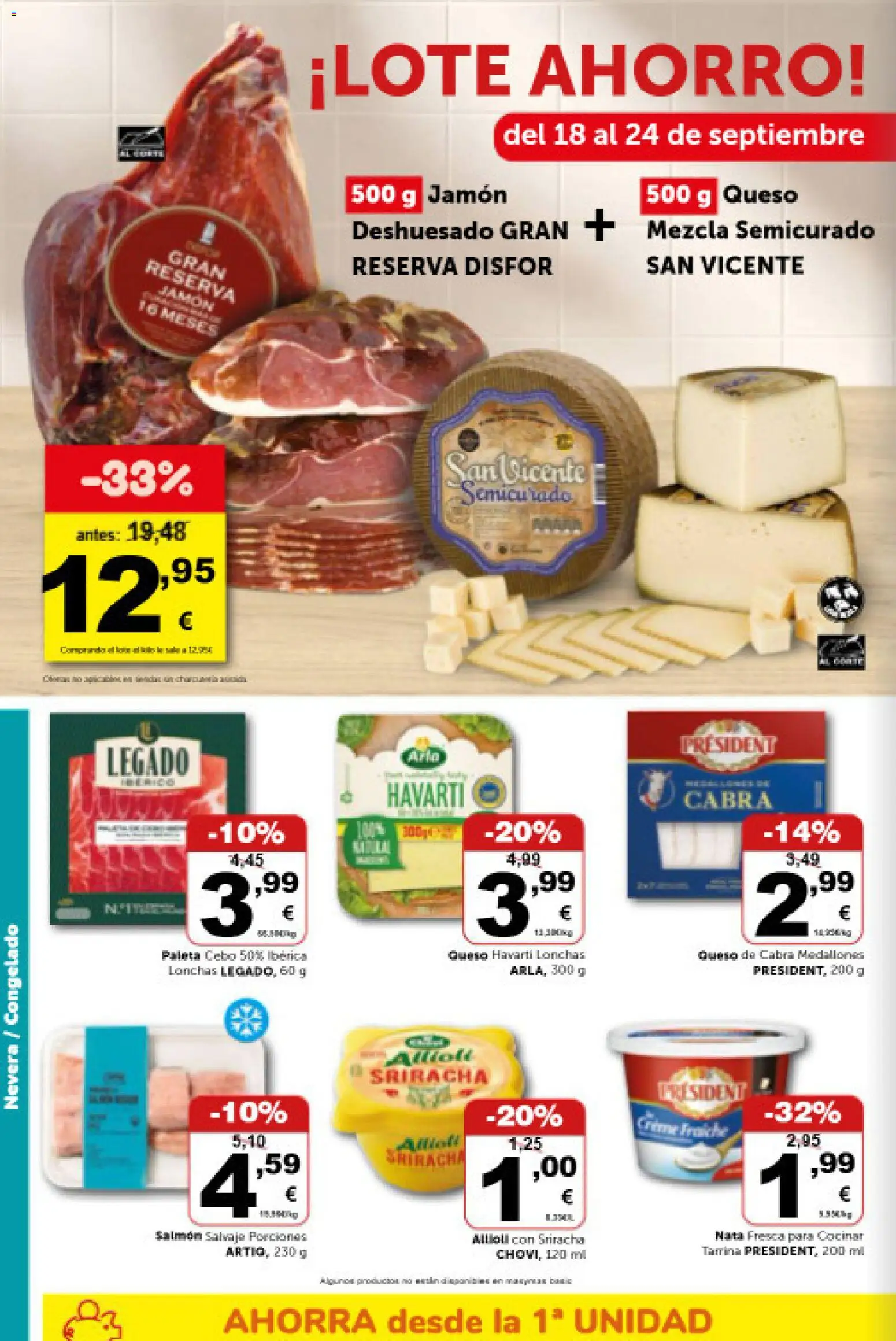 Masymas folleto │ válido desde el 18/09/2026 | Página: 6 | Productos: Queso, Nata, Jamón, Queso de cabra