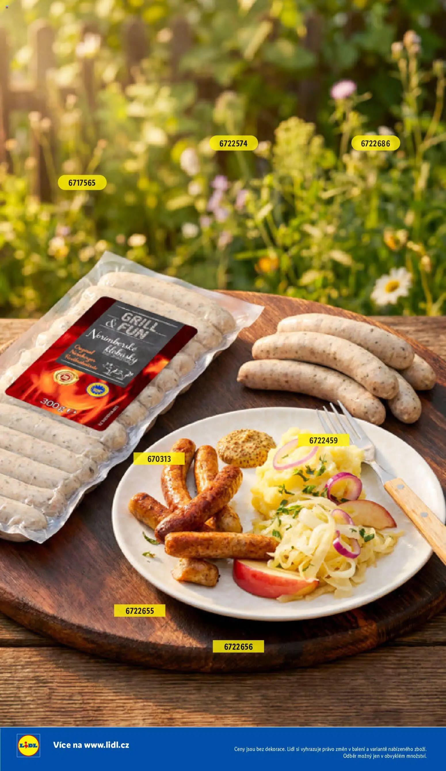 Lidl leták - Vše pro skvělé grilování od 05.05.2026 | Strana: 6 | Produkty: Klobásky