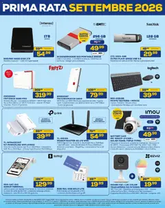 Anteprima del volantino Euronics volantino Anniversario valido a partire dal 08.05.2026 | Pagina: 18 | Prodotti: Router, Schermo, USB, Batteria