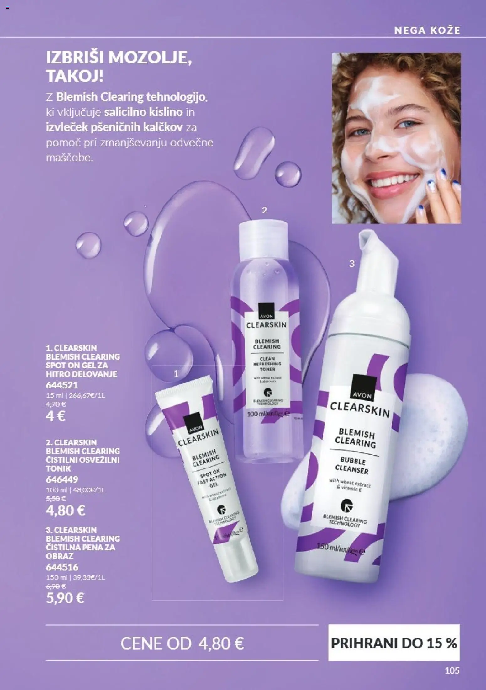 Novi Avon katalog ponudbe – veljaven od 01.11.2026 | Stran: 105 | Izdelki: Toner, Tonik