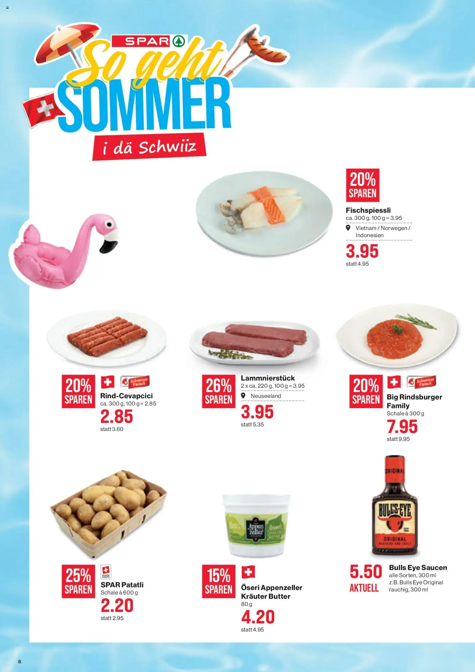 SPAR aktionen – gültig ab 20.08.2026 | Seite: 8 | Produkte: Butter