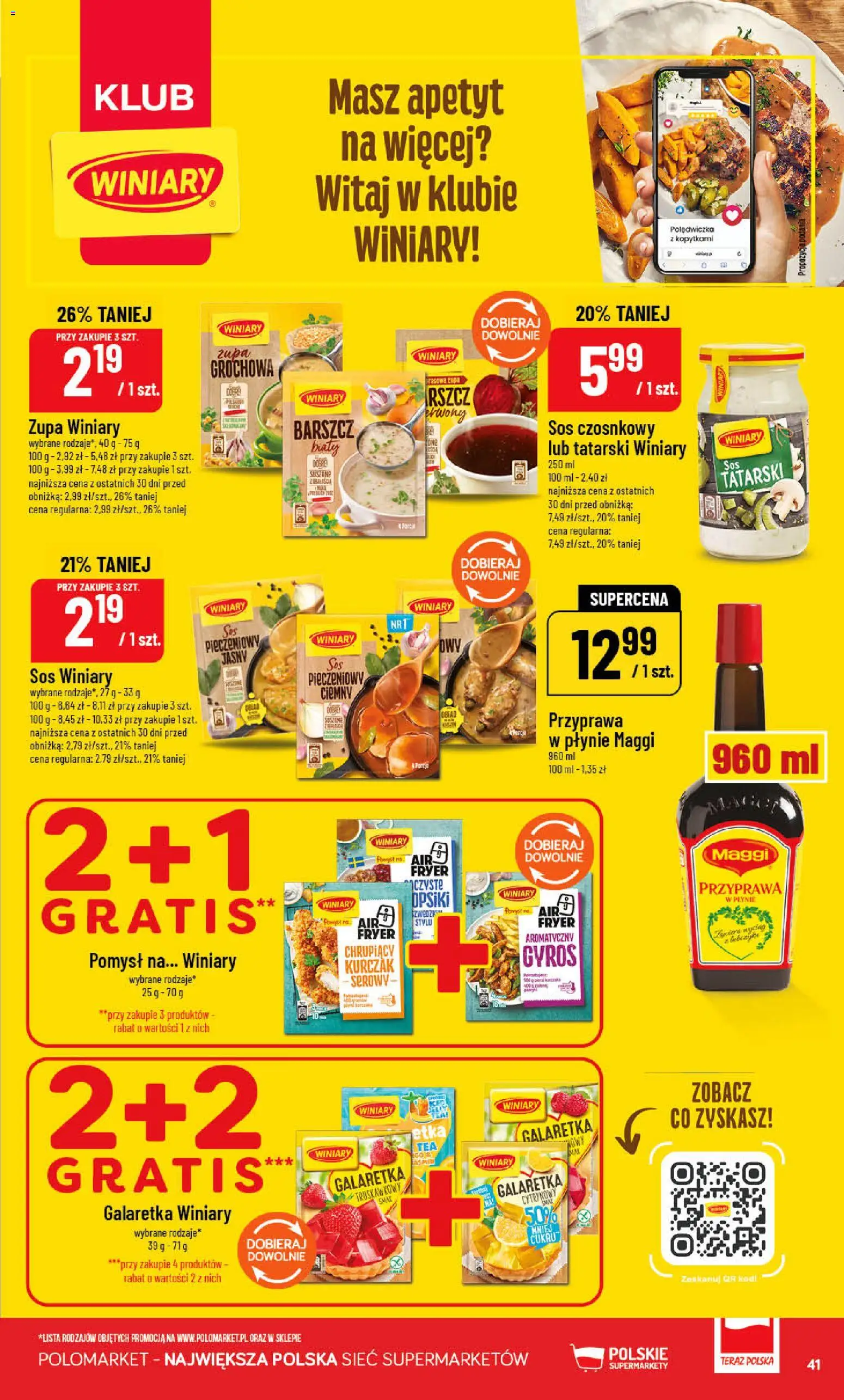 POLOmarket gazetka od 09.09.2026 | Strona: 41 | Produkty: Kurczak, Sos czosnkowy, Gyros, Sos