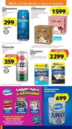 Aldi akciós újság - amely érvényes a következő dátumtól: 2026.08.27. | Oldal: 14