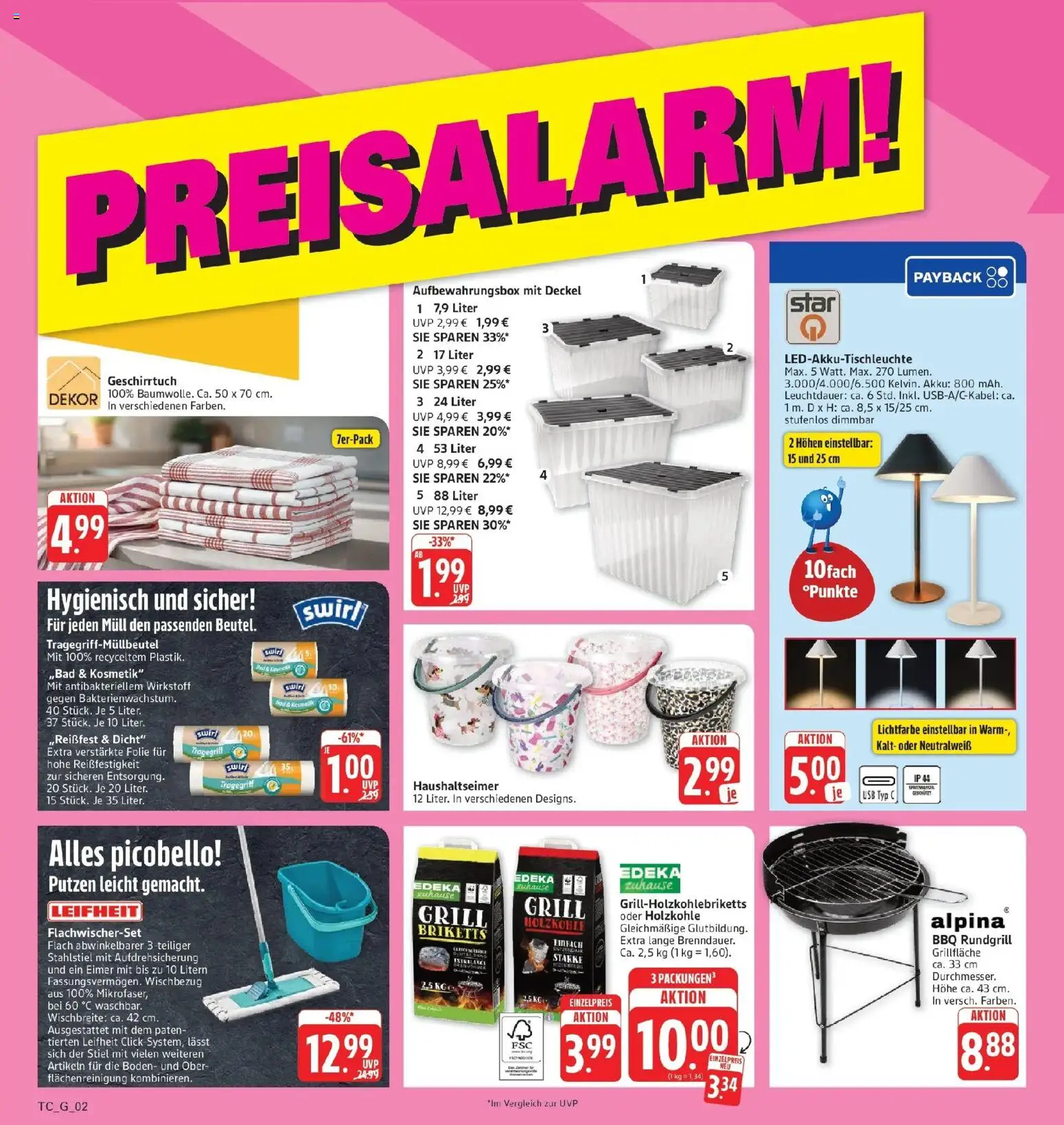 E center Prospekt Eislingen (ab 24.08.2026) zum Blättern | Seite: 30 | Produkte: Grill, Bad