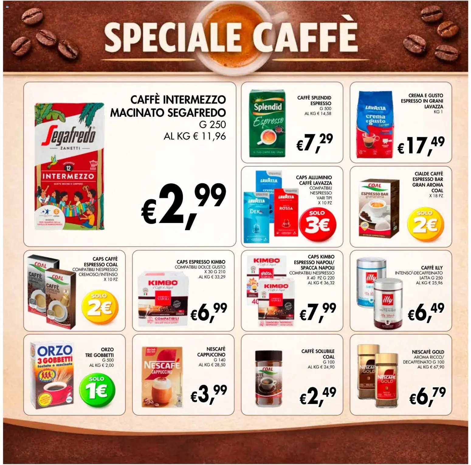 Volantino Coal del 09.04.2026 | Pagina: 18 | Prodotti: Caffè, Alluminio, Lavazza, Macinato