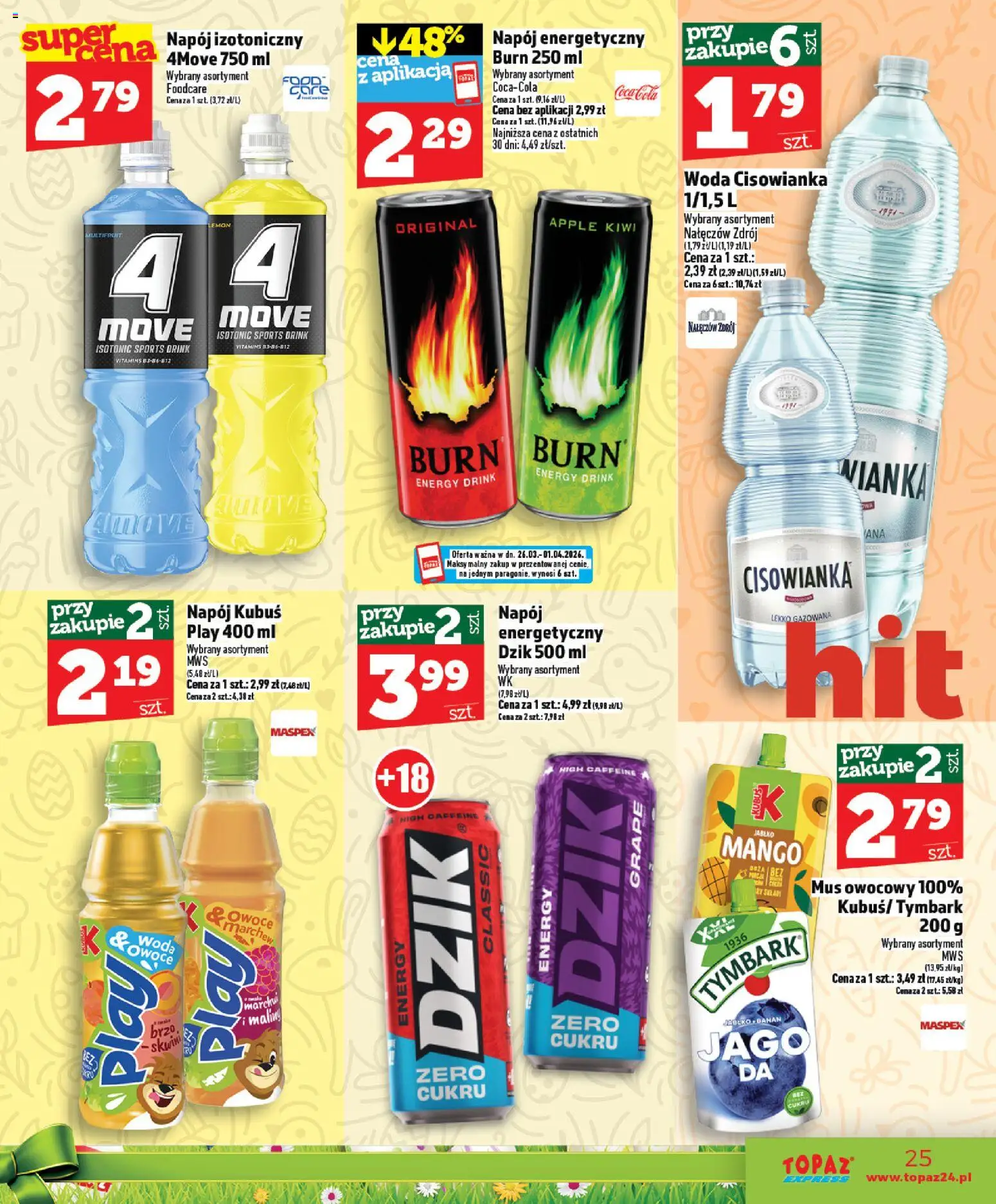 Topaz gazetka - Express od 26.03.2026 | Nowa od jutra