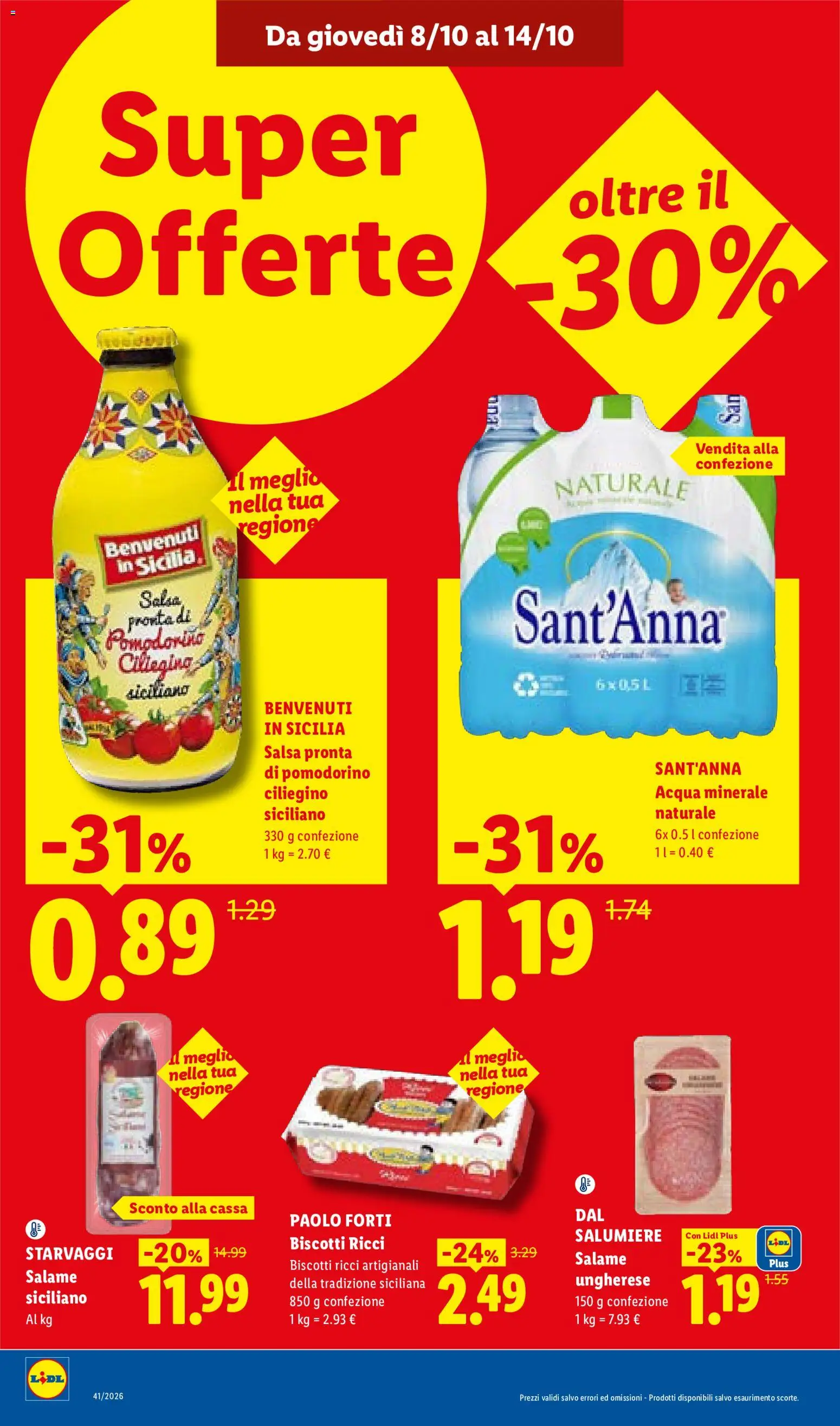 Volantino Lidl del 08/10/2026 | Pagina: 10