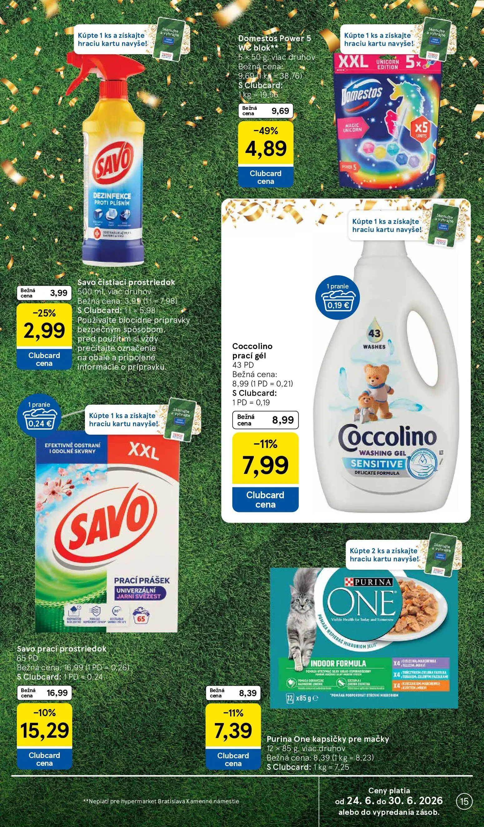 Nové Tesco akcie – leták je platný od 24.06.2026 | Strana: 15