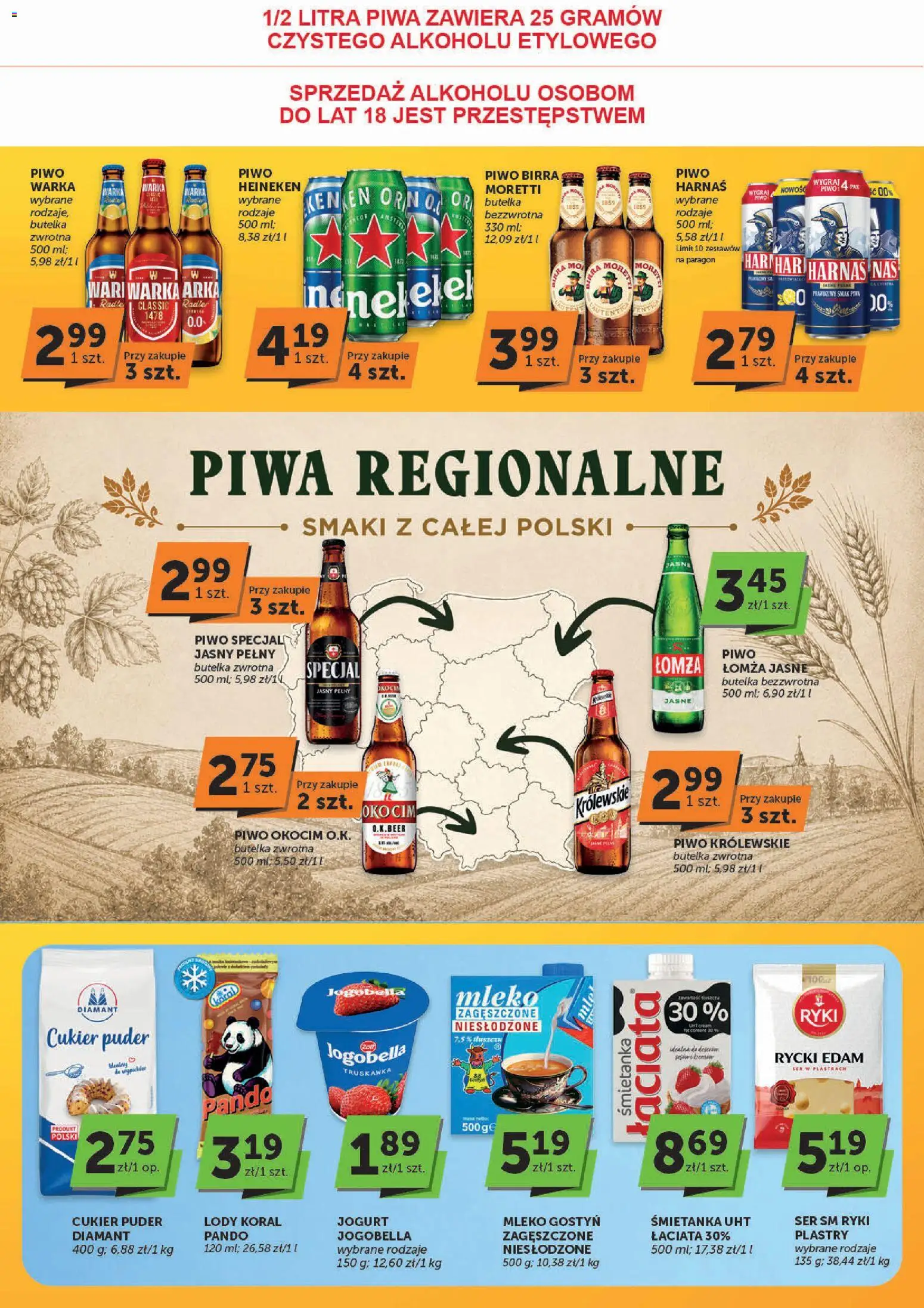 Euro Sklep gazetka - Market od 27.08.2026 | Strona: 4 | Produkty: Radler, Ser, Piwo, Cukier
