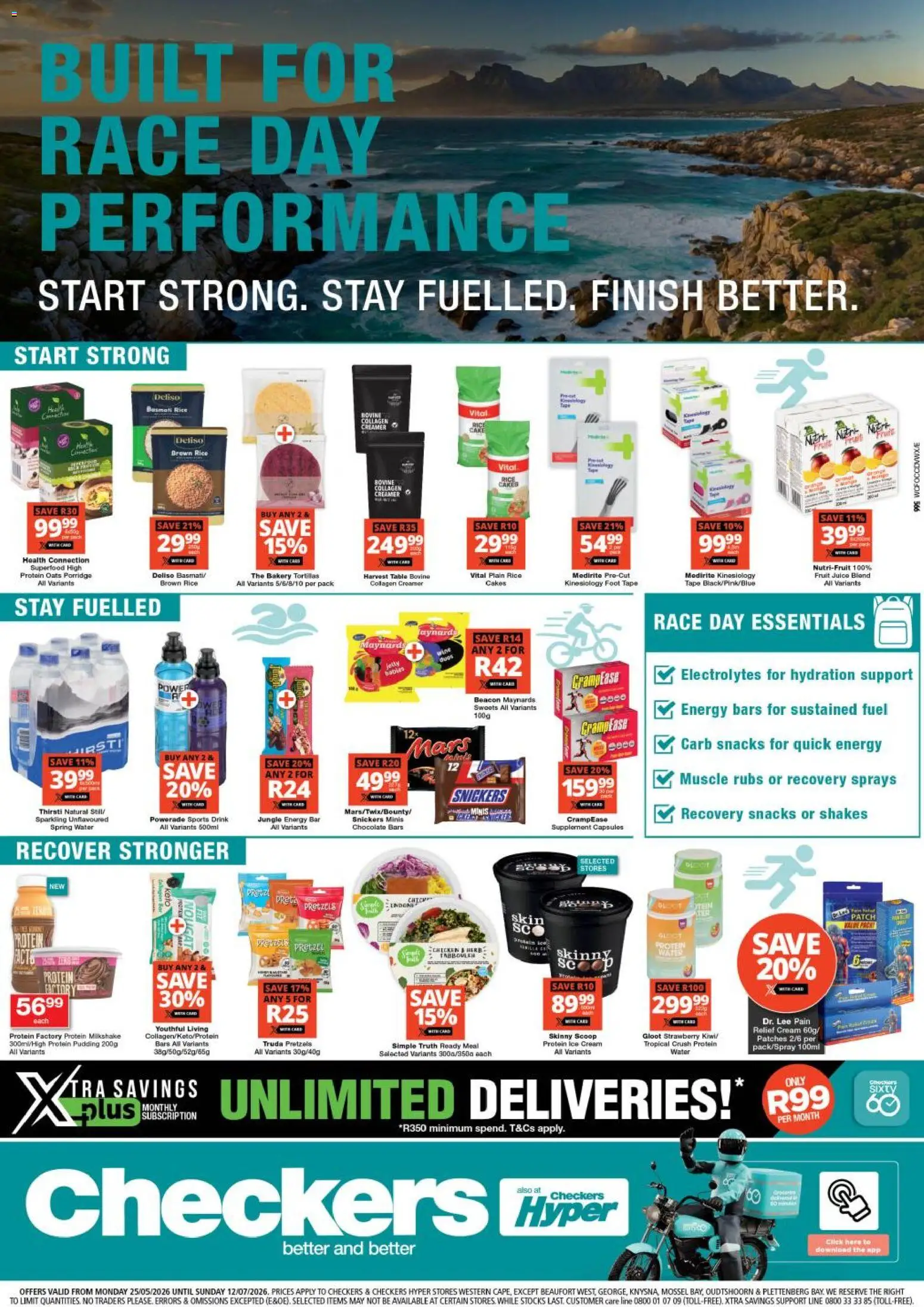 New Checkers catalogue – valid from 25.05.2026 | Page: 1 | Products: Creamer, Juice, Cream, Ice cream