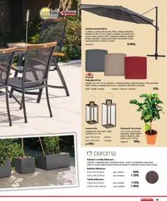 Náhled letáku Bauhaus katalog Záhradní nábytek od 08.04.2026 | Strana: 39 | Produkty: Truhlíky, Lucerna, Barvy, Slunečník