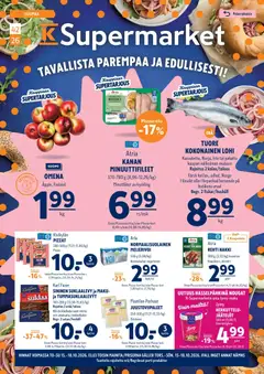 K-Supermarket-mainoslehti voimassa 15/10/2026 alkaen