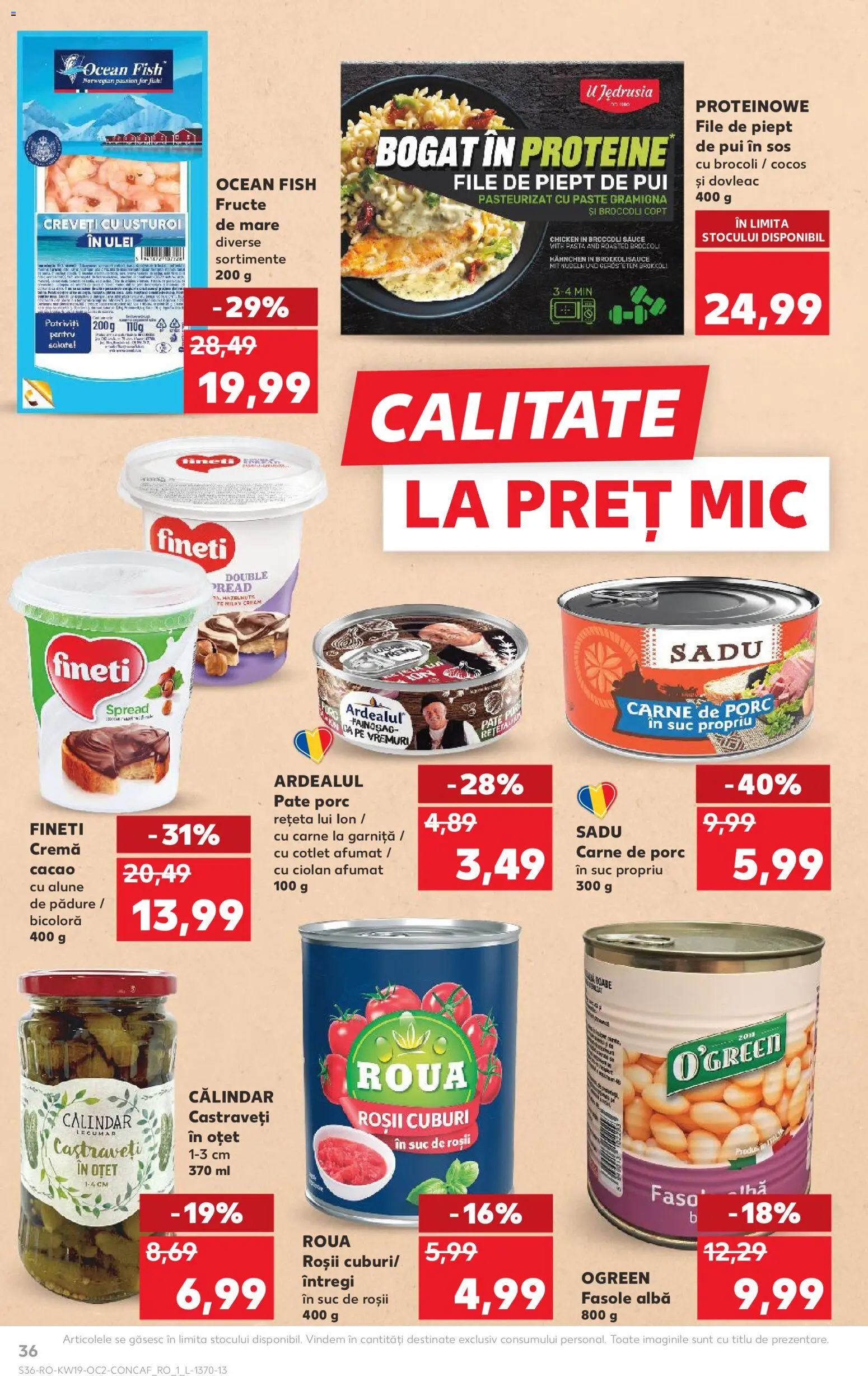 Noul catalog Kaufland – valabil de la 06.05.2026 | Pagină: 36 | Produse: Hacıyatmaz Kedi Oyuncağı, Carne De Porc, Castraveți, Usturoi