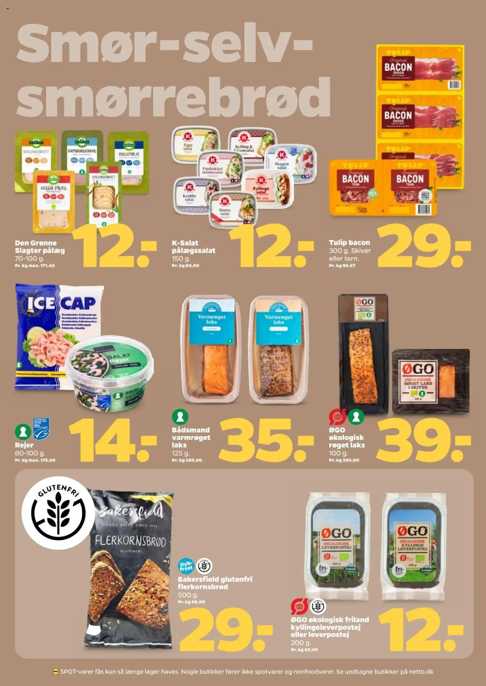 Netto tilbudsavis – gyldig fra 05/09/2026 | Side: 16 | Produkter: Hamburgerryg, Rejer, Skinkesalat, Laks