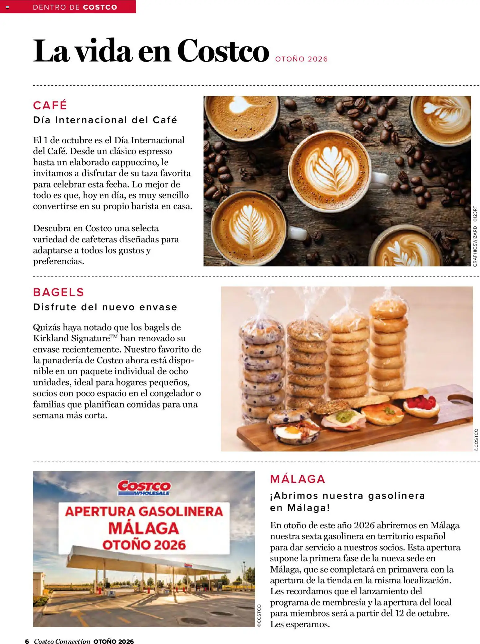 Costco catálogo Otoňo │ válido desde el 14/10/2026 | Página: 6 | Productos: Café, Congelador, Panadería