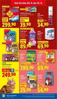 Náhled letáku COSHIDA Granule pro kočky, 2 kg, s hovězím/rybou, 1 kg = 27,45 Kč od 20.08.2026 | Strana: 28