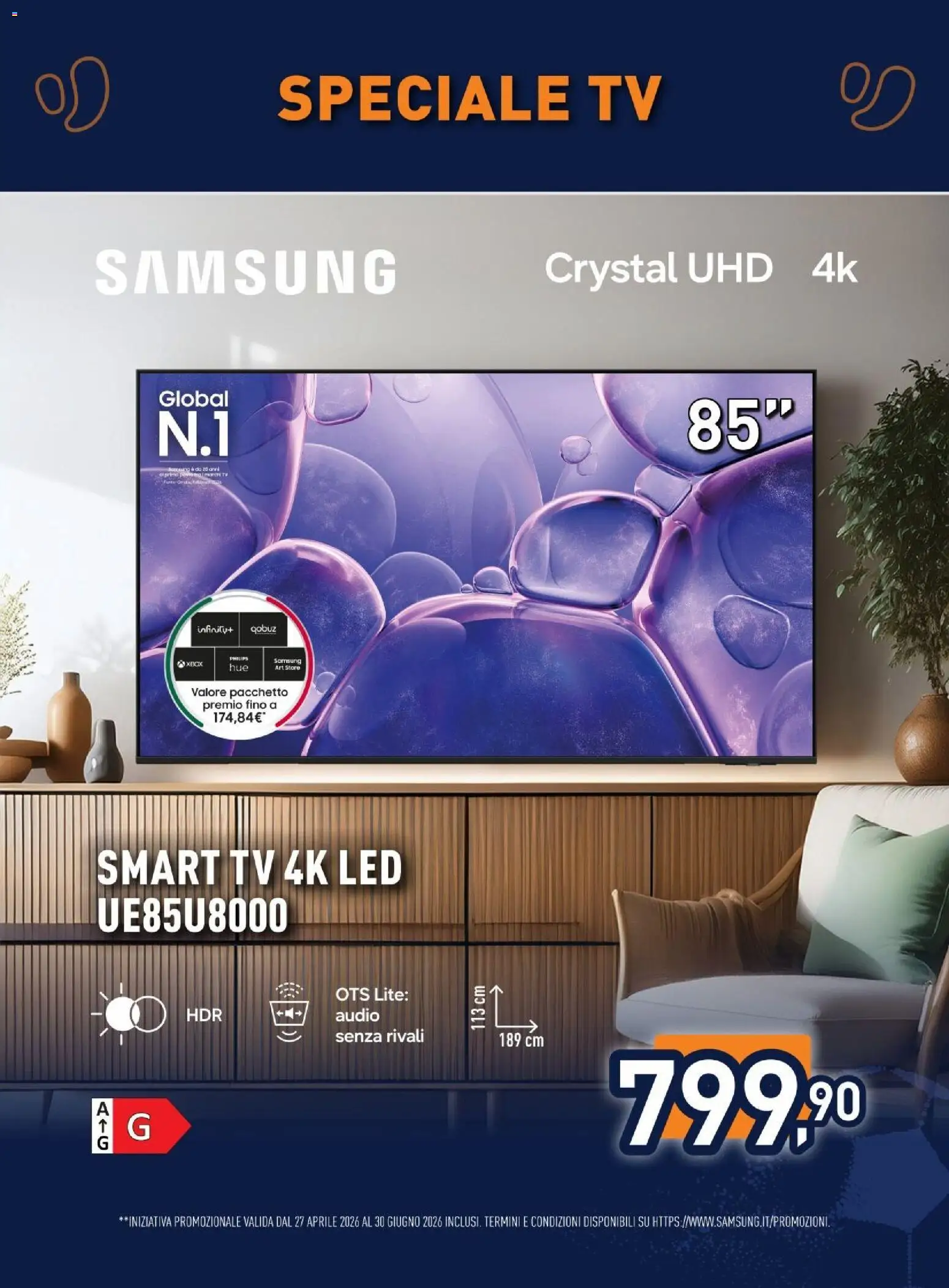 Volantino Unieuro del 05.06.2026 | Pagina: 2 | Prodotti: smart TV, TV, Xbox, Samsung
