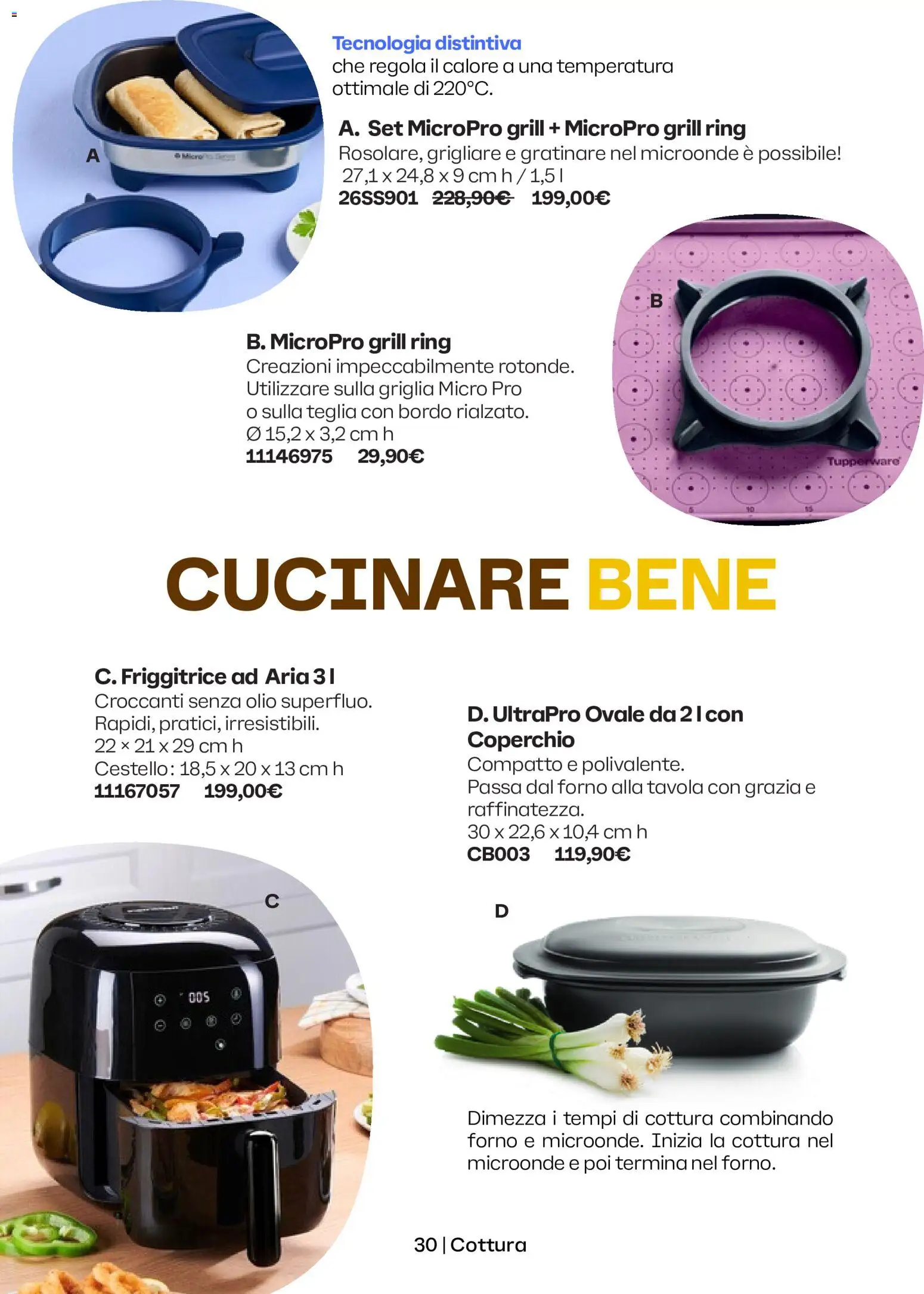 Volantino Tupperware del 01.05.2026 | Pagina: 30 | Prodotti: Microonde, Friggitrice ad aria, Griglia, Friggitrice