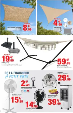 Bazarland - Prévisualisation de Bazarland catalogue valide à partir de 03.06.2026 | Page: 6 | Produits: Voile d'ombrage, Ventilateur, Hamac, Portable