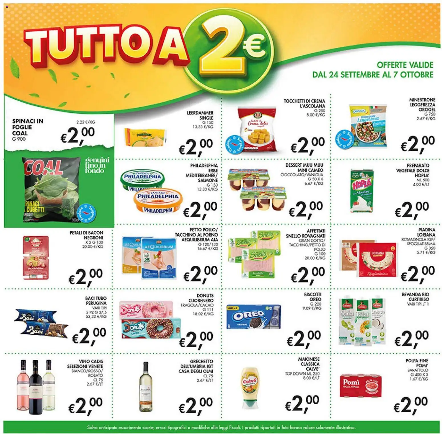 Volantino Coal del 24/09/2026 | Pagina: 5 | Prodotti: Crema, Piadina, Forno, Dessert