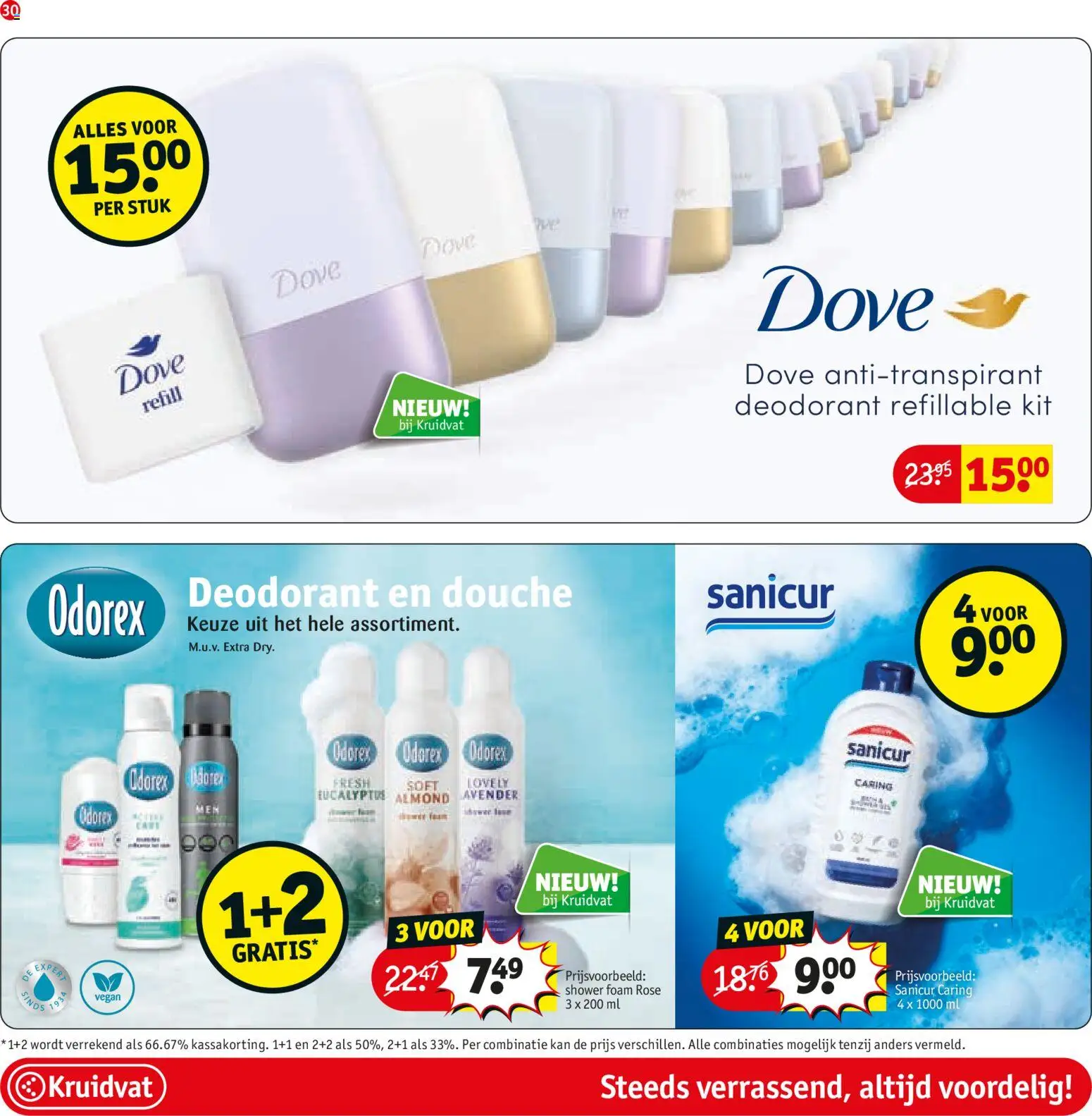 {H1} | Pagina: 30 | Producten: Deodorant, Antitranspirant, Kan, Douche