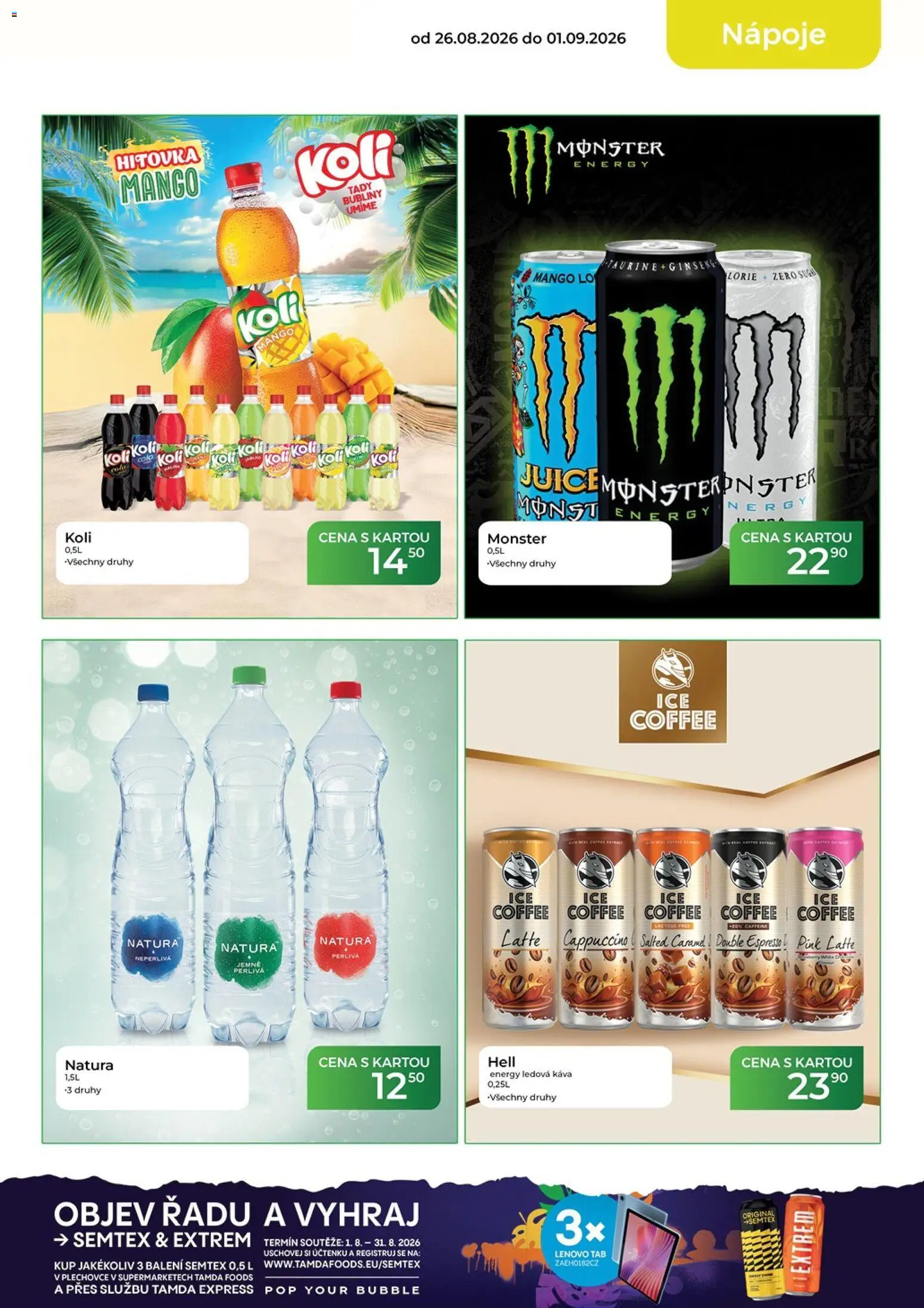 Tamda Foods leták od 26.08.2026 | Strana: 13 | Produkty: Mango, Monster, Monster Energy, Cappuccino
