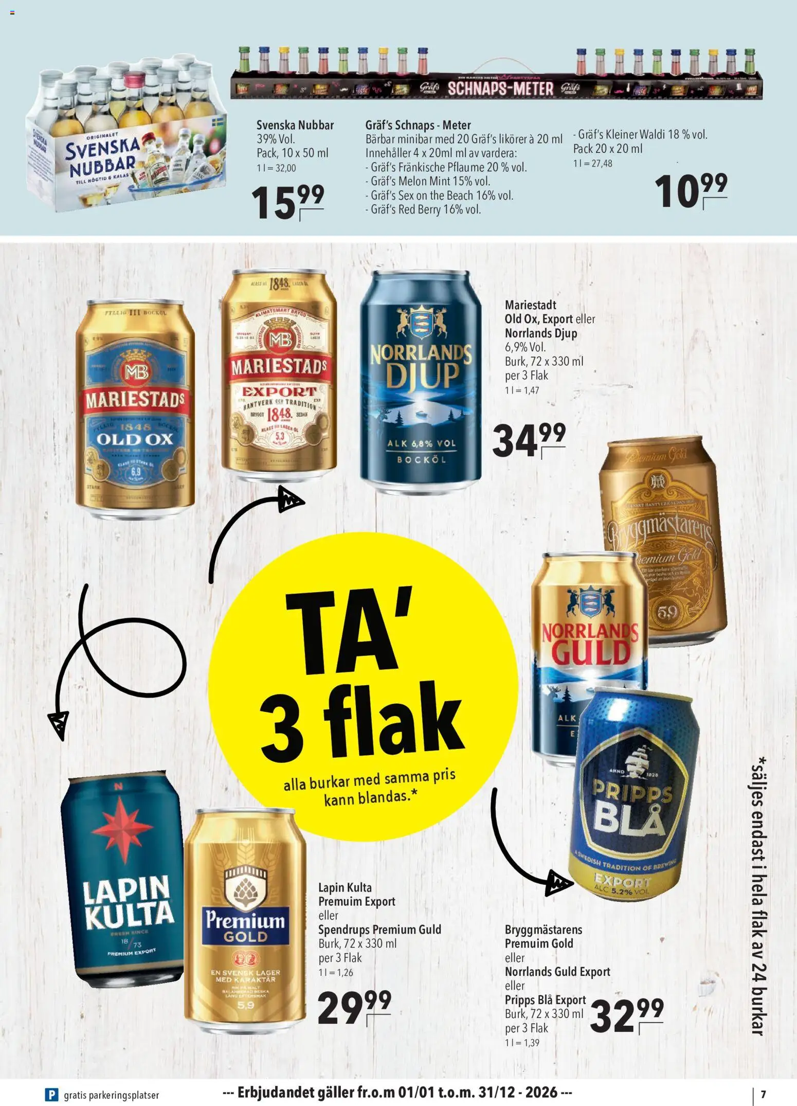 CITTI Markt Schweden-Werbung – gültig ab 24.08.2026 | Seite: 7 | Produkte: Cola, Öl, Schnaps