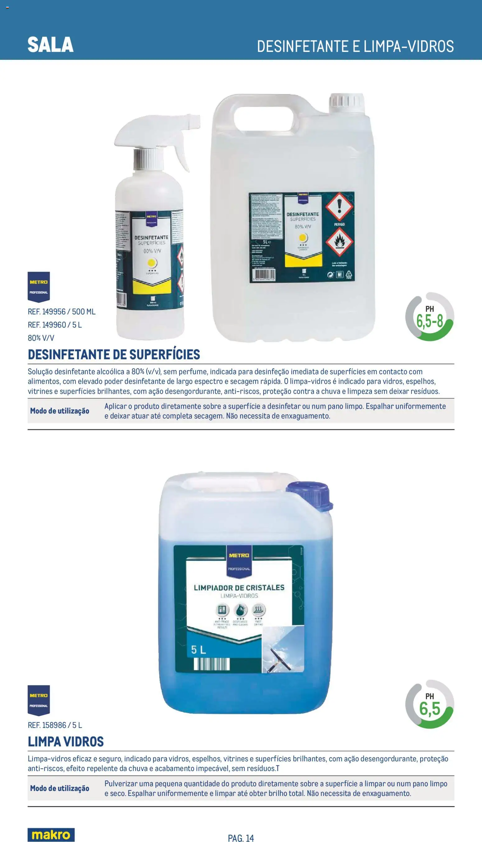 Makro Especial Limpeza 2026 │ válido de 20.05.2026 | Página: 14 | Produtos: Repelente, Limpa vidros