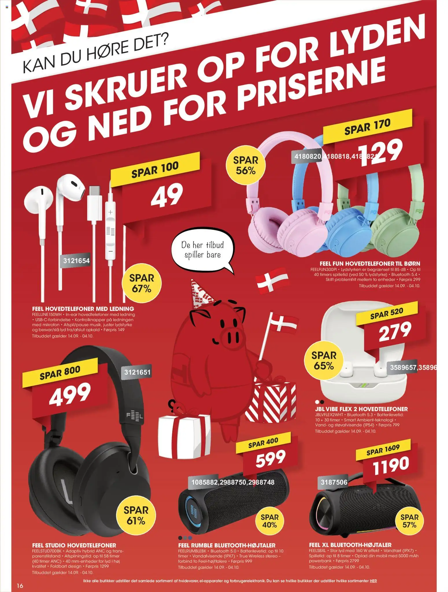 Punkt1 tilbudsavis – gyldig fra 14/09/2026 | Side: 16