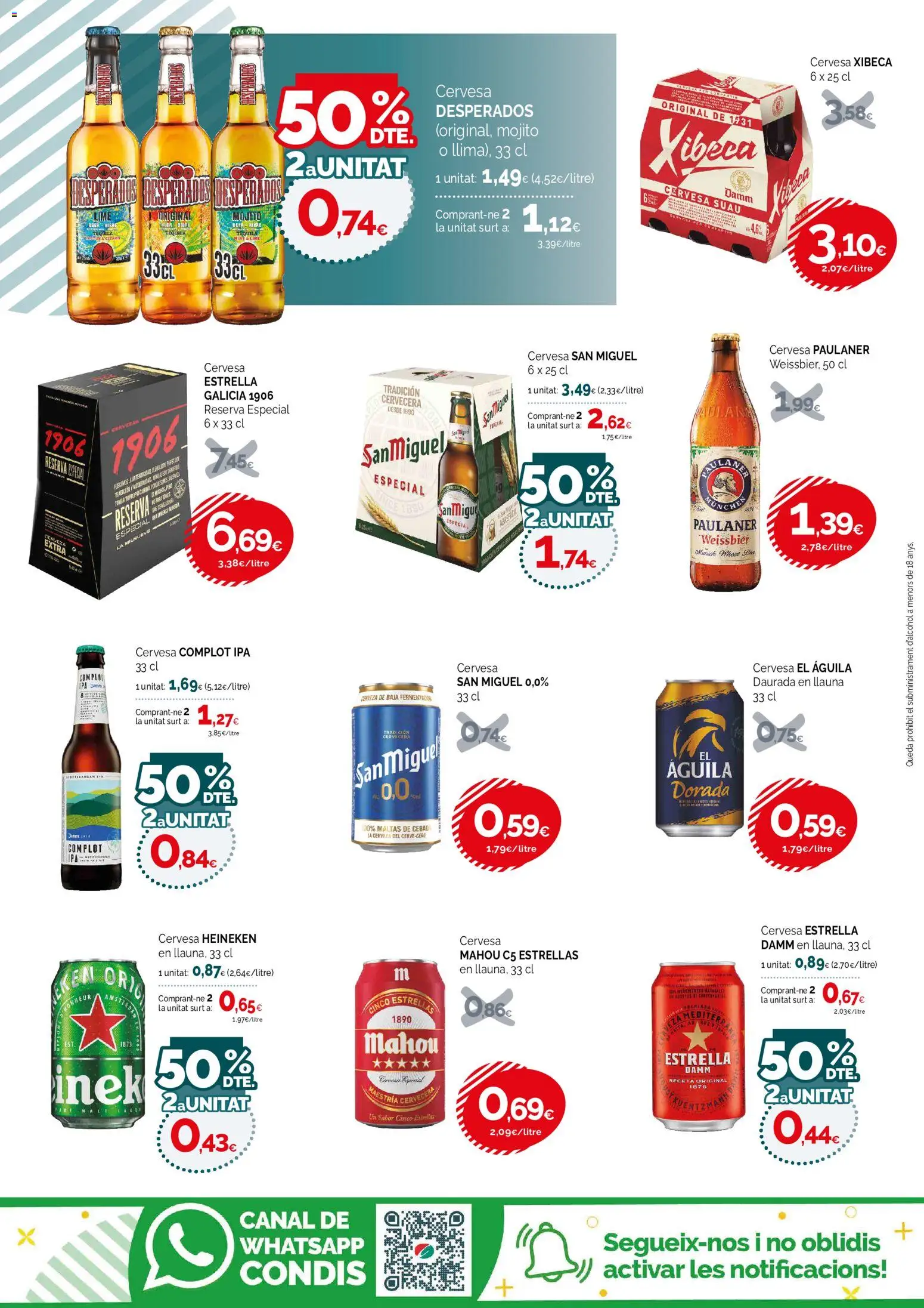 Condis - folleto │ válido desde el 30/09/2026 | Página: 22 | Productos: Tequila, Cerveza, Desperados, Heineken