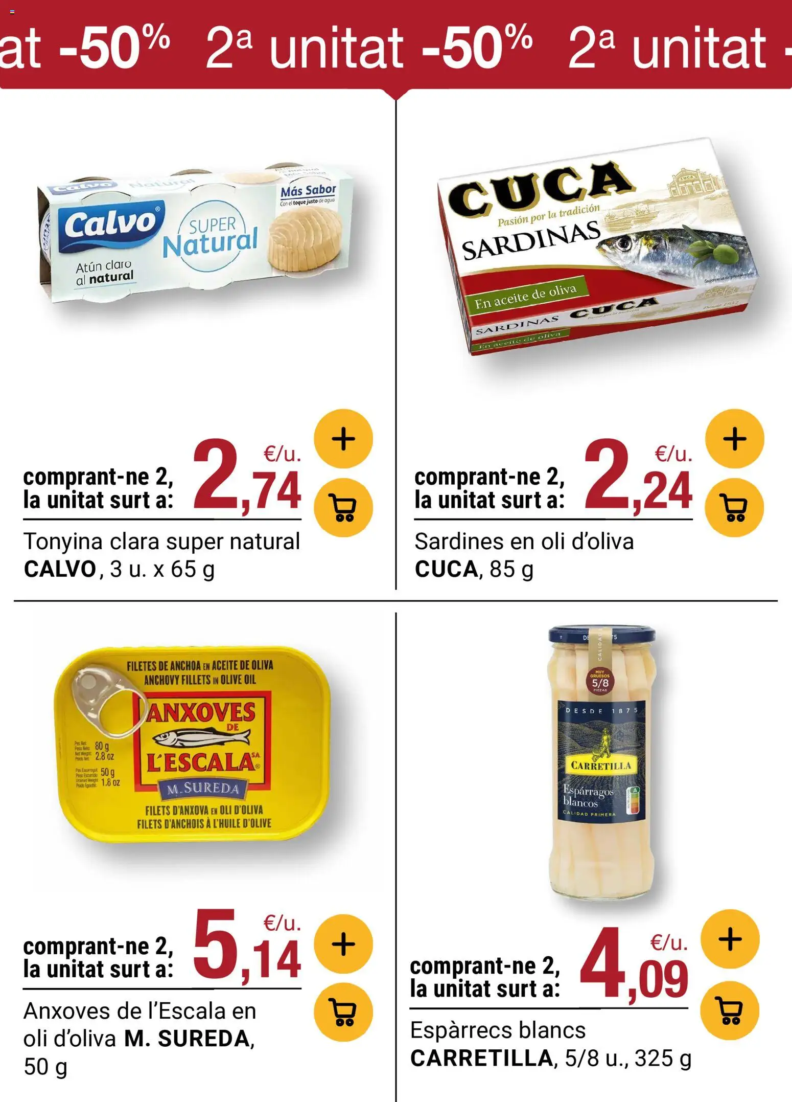 Bonpreu folleto │ válido desde el 03.03.2026 | Página: 20 | Productos: Νερό καρύδας, Aceite de oliva, Anchoa, Atún claro