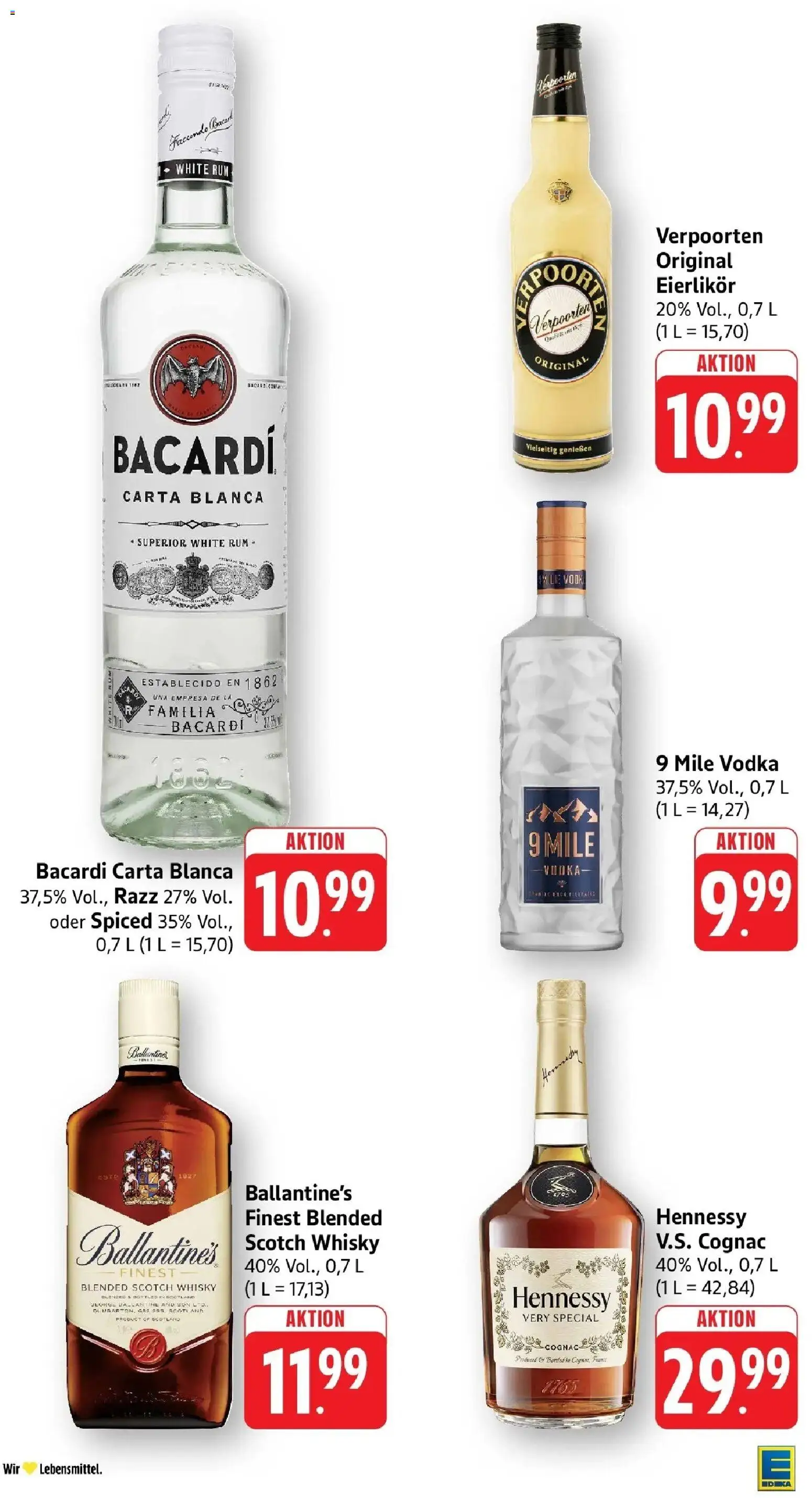 E center Prospekt Laupheim – gültig ab 17.05.2026 | Seite: 42 | Produkte: Bacardi, Whisky, Rum, Vodka