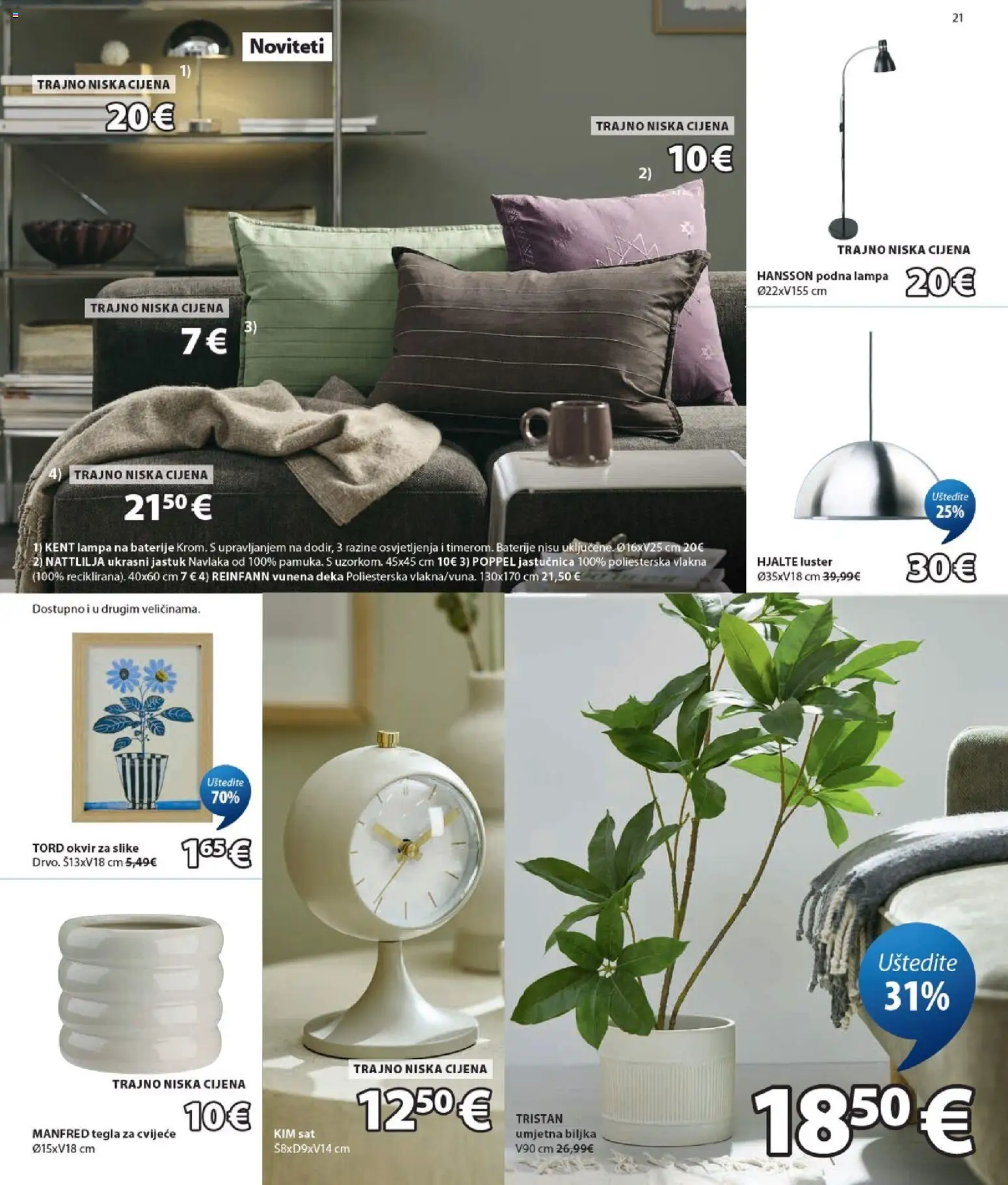 JYSK katalog | vrijedi od 26.08.2026 | Stranica: 21
