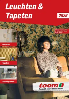 Toom Baumarkt Leuchten & Tapeten 2026 ab 01.01.2026 gültig