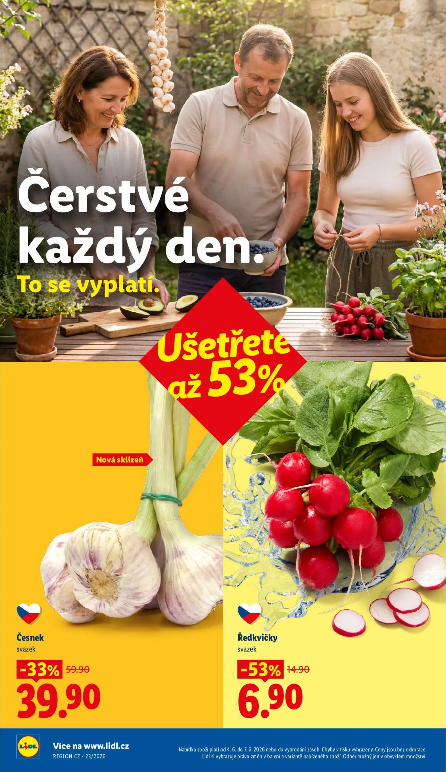 Lidl leták od 04.06.2026 | Strana: 10 | Produkty: Česnek, Ředkvičky