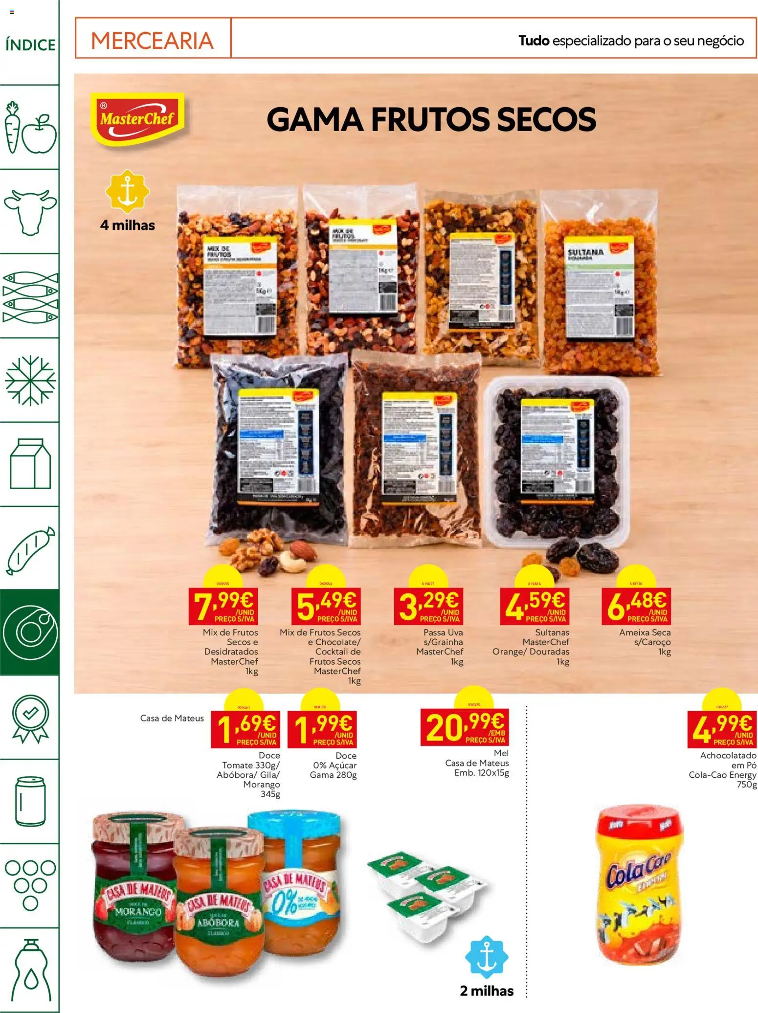 Recheio folheto Horeca │ válido de 06/10/2026 | Página: 16 | Produtos: Mercearia, Pó, Abóbora, Açúcar